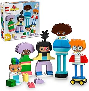 LEGO DUPLO Kasabası İnşa Edilebilen Duygulu İnsanlar 10423-3 Yaş ve Üzeri Çocuklar için Eğitici Oyuncak Yapım Seti, Doğum Günü Hediyesi Fikri (71 Parça)