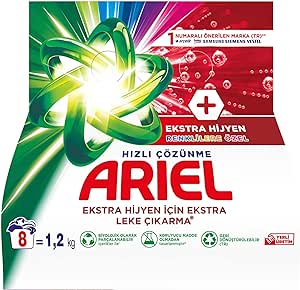 Ariel Renklilere Özel Extra Hijyen 1.2 Kg Toz Çamaşır Deterjanı