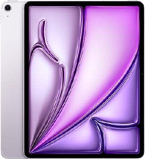 Apple iPad Air 13 inç (M2): Liquid Retina ekran, 1 TB, Uzun kenarda konumlandırılmış 12 MP Ön Kamera/12 MP Arka Kamera, Wi-Fi 6E ve eSIM, Touch ID, Tüm Gün Süren Pil Ömrü — Mor