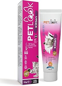 Petlook Kitten Yavru Kedi ve Anne Kedi Maltı Multivitamin 115 GR