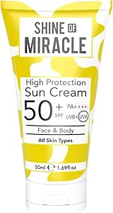 SHINE OF MIRACLE Spf 50+ Güneş Kremi – Yüksek Koruma