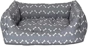 Pet Comfort Uniform Bone Gri-Beyaz Kedi ve Köpek Yatağı S 40x50cm