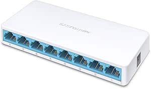 Mercusys MS108, 8-Port 10/100 Mbps Desktop Switch