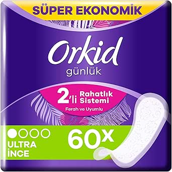Orkid Yaprak Günlük Ped Normal Süper Ekonomik Paket 60 Ped
