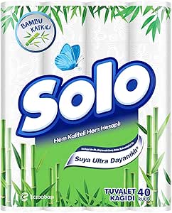 SOLO Bambu Katkılı Tuvalet Kağıdı 40’lı