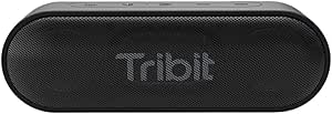 Tribit XSound Go 2x8W 24 Saat Oynatma Süresi IPX7 Su Geçirmez Taşınabilir TWS Bluetooth Hoparlör Siyah