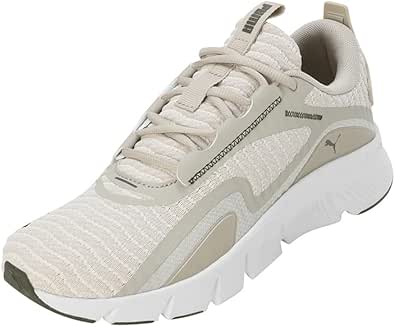 PUMA Erkek/Unisex FlexFocus Lite Better Knit-Desert Dust-Dark Olive Low Boot 43