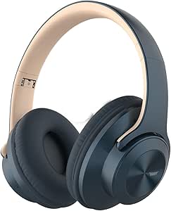 BUFF LABS BF16 Kulaklık Bluetooth 5.3, 18 Saat Oynatma, 3 EQ Mod, Hoparlör Modu (Mavi)