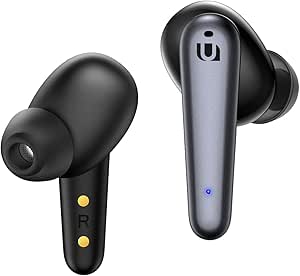 UGREEN HiTune T1 Bluetooth Kulak İçi Kulaklık, 24 Saat Çalma, 4 Mikrofon, Daha Net Aramalar için ENC Gürültü Engelleme, 6mm Grafik Sürücüsü (Siyah)