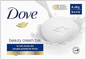 Dove Beauty Cream Bar Katı Güzellik Sabunu Original Nemlendirici Etkili, 4×90 g