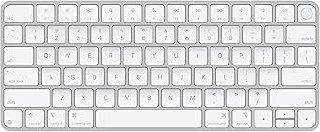 Apple Touch ID özellikli Magic Keyboard: Bluetooth, şarj edilebilir. Apple çipe sahip Mac bilgisayarlarla çalışır; Amerikan İngilizcesi, Beyaz Tuşlar (USB-C)