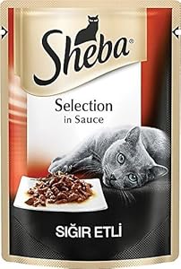 Sheba Yetişkin Sığırlı Yaş Mama 85 g