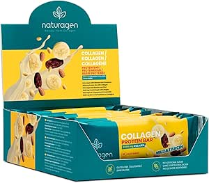 Naturagen Colagen 5.000 mg Kolajenli Protein Bar Muz&Tarçın Aromalı 35g x12adet