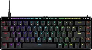 ASUS ROG FALCHION ACE HFX 65 ANALOG OYUN KLAVYESİ, YAĞLANMIŞ ROG HFX MANYETİK ANAHTARLAR,DOKUNMATİK PANEL, 8000 HZ POLLING RATE, BEŞ KATMANLI YALITIM VE CONTALI MONTAJ, ABS TUŞ KAPAKLARI.
