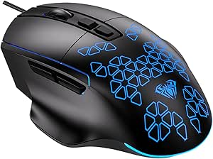 Aula F812 7200DPI RGB 7 Tuşlu Makro Optik Gaming Oyuncu Mouse