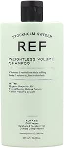 Reference of Sweden REF STOCKHOLM-Ref Weıghtless Volume Shampoo 285 Ml Tüm Saç Tipleri Için Hacimlendirici Şampuan
