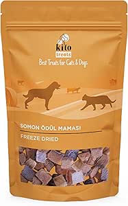 Kito Freeze Dried Somon Köpek Ödül Maması%100 Doğal, Glutensiz 30 gr(Dog Treat)