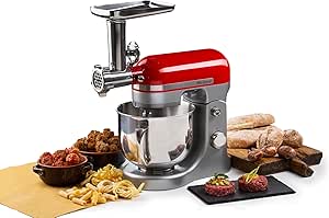 Ariete Moderna Mutfak Şefi ile Uyumlu Kıyma, Sosis ve Makarna Yapma Aparat Seti 4079/00 – Moderna Yoğurma Makinesi Aksesuarı, Stand Mikser Aparatı (1589 Moderna Mutfak Şefi ile Uygun)