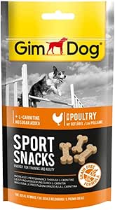 Gimborn GimDog Sportsnacks Tavuk & L-Carnitinli Köpek Ödül Tableti, 60 g
