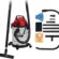 Einhell Islak/Kuru Endüstriyel Süpürge TC-VC 1820 SA (1250 Watt, 20L paslanmaz çelik tank, üfleme bağlantısı, aksesuar tutucu, hortum, başlık ve filtre dahil) – 2342425