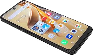 Ultra İnce Akıllı Telefonlar, WI -FI BT 6.53in Cep Telefonu 8MP 24MP Ofis İçin Ön Arka Kamera (BLACK)