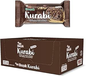 Eti Burçak Kurabi Yulaflı, Yer Fıstıklı, Kakaolu, Tam Buğday Unlu Kurabiye, 198 g x 12 Adet