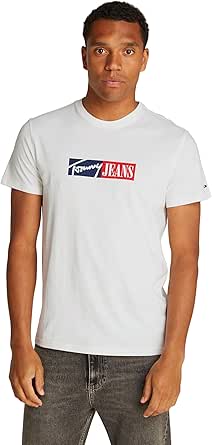 Tommy Jeans TJM SLIM ENTRY GRAPHIC TEE EXT Tişört Erkek S ve M beden