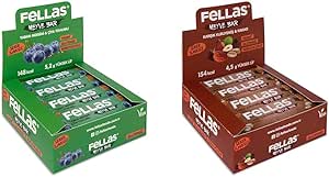 Fellas Meyve Bar Chialı ve Yaban Mersinli, 40gr x 12 Adet + Karışık Kuruyemişli ve Kakaolu, 40gr x 12 Adet