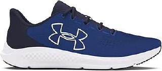 Under Armour Ua Charged Pursuit 3 Bl erkek koşu ayakkabısı, Siyah Siyah Siyah Beyaz, 44 EU