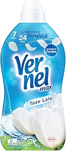 Vernel max Taze Lale Kokulu 60 Yıkama Konsantre Çamaşır Yumuşatıcısı (1 x 1440 mL)
