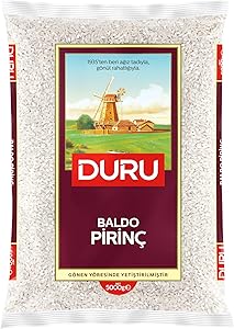 Duru Baldo Pirinç 5 Kg, İri Taneli, Pilavlık, Tane Tane ve Lezzetli