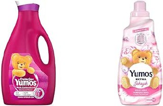 Yumoş Sıvı Bakım Çamaşır Deterjanı Renkli Giysiler, 2520 ml(1) Yumoş Extra Konsantre Çamaşır Yumuşatıcısı Şakayık 1440 ml(2)