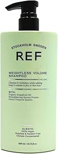 REF STOCKHOLM-Ref Tüm Saç Tipleri Için Hacimlendirici Şampuan 600 ml Weıghtless Volume Shampoo