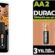 Duracell Cef14 4 Saat Pil Şarj Cihazı, 1 Adet + 2’şer Adet Şarj Edilebilir AA ve AAA Pil (Duracell CEF 14 Şarj Aleti, 1 Adet) + Duracell Şarj Edilebilir AA 1300 mAh Kalem Piller, 2’li