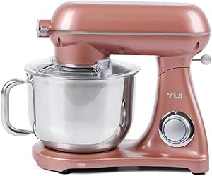 Yui M122 1800 W 6 Litre Alüminyum Döküm Hamur Makinesi Stand Mikser Rose Gold