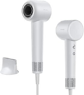 Dreame Hair Gleam Saç Kurutma Makinesi, 110000 RPM Profesyonel Saç Kurutma Makinesi, 65 m/s Hava Akışı, Sadece 300 g Ağırlık, 200 Milyon Negatif İyon, Sıcaklık ve Hız Kontrolü, 1600W