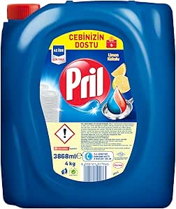 Pril Limon Kokulu Sıvı Bulaşık Deterjanı (1 x 4 KG)
