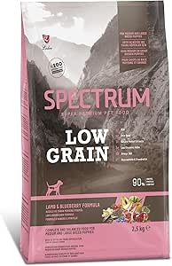 Spectrum Low Grain Kuzu ve Yaban Mersinli Orta ve Büyük Irk Yavru Köpek Maması 2,5 kg