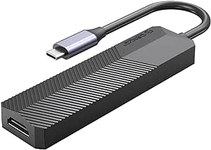 Orico Type-C Bağlantılı PD55W 2 USB Portlu HDMI Type-C TF/SD Docking Station Siyah