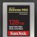 SanDisk Extreme Pro CFexpress hafıza kartı Tip B 128 GB (1.700 MB/s okuma, 1.200 MB/s yazma, RescuePRO Deluxe, sorunsuz RAW videolar, 4K, XQD uyumluluğu)
