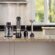 Black + Decker BCKM1013KG-QW Kitchen Wand 3 Parça Şarjlı, Kablosuz El Blender Seti, Gri