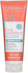 URBAN Care Pink Grapefruit & Ginger İnce Telli Saçlara Özel Dolgunlaştırıcı Saç Bakım Kremi 250 ml- Vegan