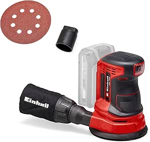 Einhell TE-RS 18 Li – Solo, Akülü Eksantrik Zımpara, Siyah/Kırmızı
