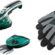 Bosch Home And Garden Isio Akülü Çim Makası & Bahçe Çalışma Eldiveni (Extra Large)