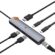 Spigen ArcDockPro 100W Güç Adaptörü 6in1 USB-C Multi Hub / Çoklayıcı 6 Port / 8k 60hz / Ethernet 2.5Gbps / Usb4 Gen3 / MacBook PD2302 Space Gray – ACA06193