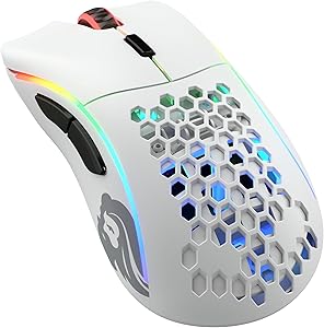 Glorious Pc Gaming Race Model D Oyun Faresi, Kablosuz, Ergonomik Fare, Optik BAMF Sensörü 19000 DPI, Hafif 69 Gram, RGB Aydınlatma, Kablosuz Fare, (Beyaz (Mat))…