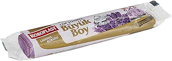 Koroplast Lavanta Kokulu Büyük Boy Büzgülü Çöp Poşeti 10’lu 65×70 cm, Kolay Bağlanır Kokulu Büzgülü Büyük Boy Çöp Torbası, Sızdırmaz, Yırtılmaz, Geri Dönüştürülebilir Torba, Ekstra Güçlü Çöp Poşeti