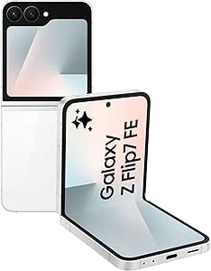 Samsung Galaxy Z Flip7 FE, Yapay Zeka Telefonu, Beyaz, 256GB Depolama, 8GB Bellek, Selfie için 50MP Kamera, Akıcı İşlemci, 4000 mAh Pil (Samsung Türkiye Garantili)
