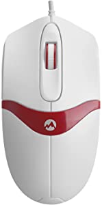 Everest SM-220 Usb Beyaz/Kırmızı 1200dpi 3D Optik Kablolu Mouse