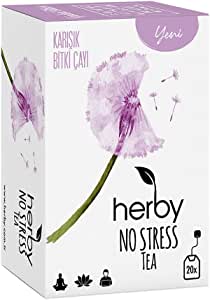 Herby No Stress Tea Rahatlatıcı Pasifloralı Bitki Çayı 20 Adet